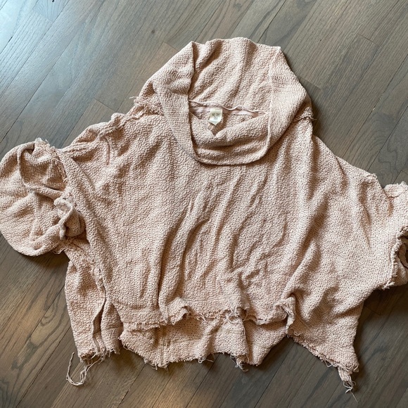Free people knit poncho - Picture 2 of 2